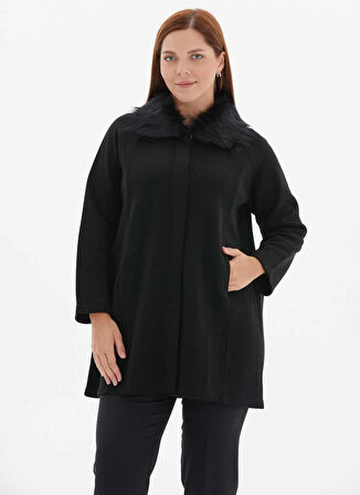 Selen Siyah Kadın Hırka 25KSL4182