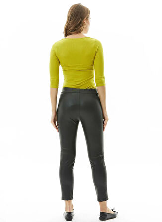 Selen Normal Bel Standart Siyah Kadın Pantolon 25KSL5478