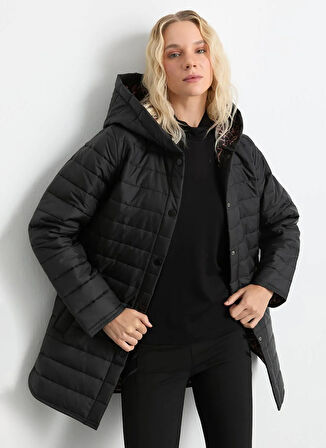 Selen Siyah Kadın Mont 25KSL6171