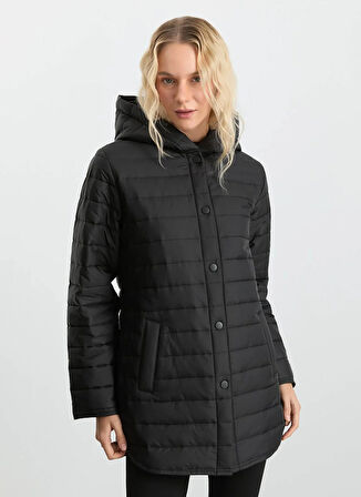 Selen Siyah Kadın Mont 25KSL6171