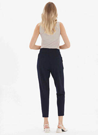 Selen Normal Bel Standart Lacivert Kadın Pantolon 25KSL5482