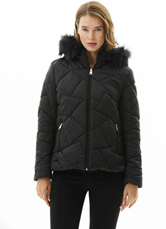 Selen Siyah Kadın Mont 25KSL6165