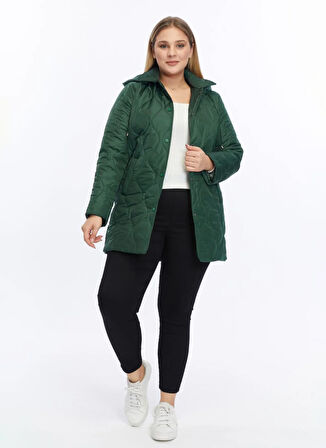 Selen Haki Kadın Mont 25KSL6168