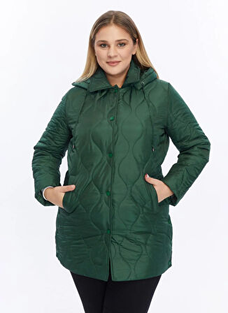 Selen Haki Kadın Mont 25KSL6168