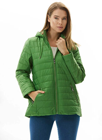 Selen Yeşil Kadın Mont 25KSL6169