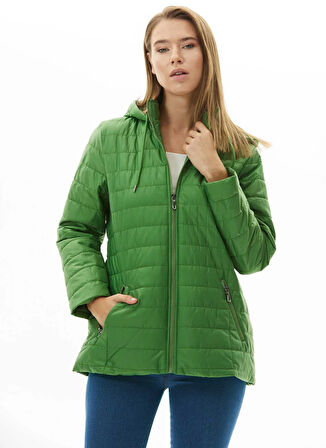 Selen Yeşil Kadın Mont 25KSL6169