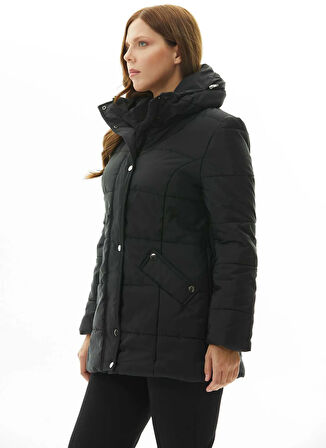 Selen Siyah Kadın Mont 25KSL6170