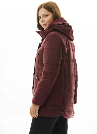 Selen Bordo Kadın Mont 25KSL6170