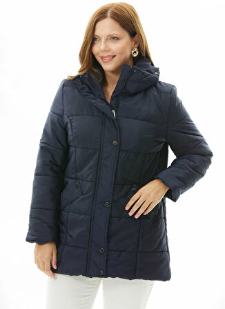 Selen Lacivert Kadın Mont 25KSL6170