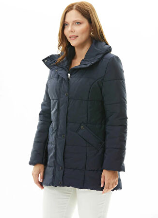 Selen Lacivert Kadın Mont 25KSL6170