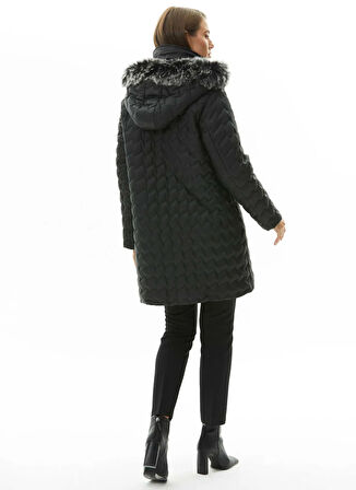 Selen Siyah Kadın Mont 25KSL6172