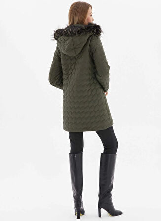 Selen Yeşil Kadın Mont 25KSL6172