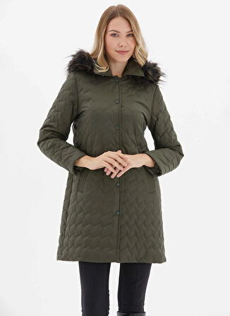 Selen Yeşil Kadın Mont 25KSL6172