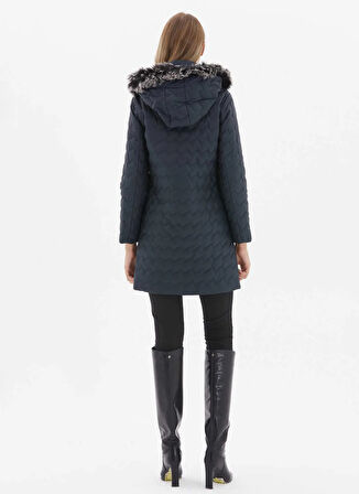 Selen Lacivert Kadın Mont 25KSL6172