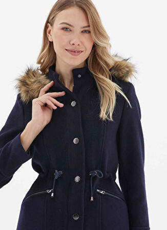 Selen Lacivert Kadın Kaban 25KSL9536