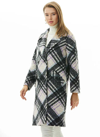 Selen Mavi Kadın Kaban 25KSL9538