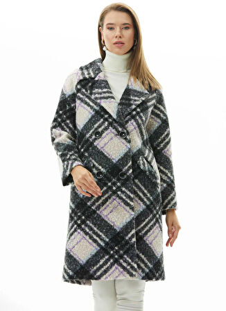 Selen Mavi Kadın Kaban 25KSL9538