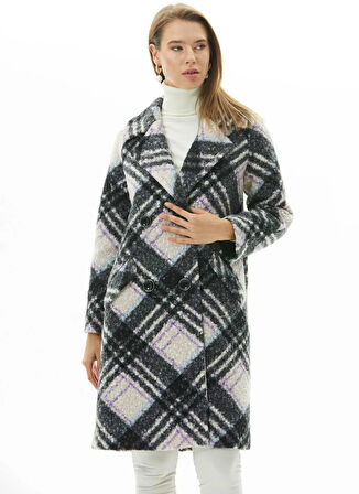 Selen Mavi Kadın Kaban 25KSL9538