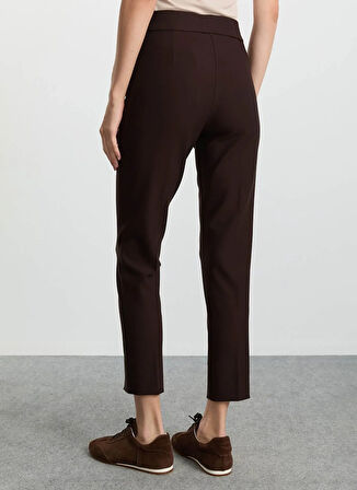 Selen Normal Bel Standart Kahve Kadın Pantolon 25KSL5505