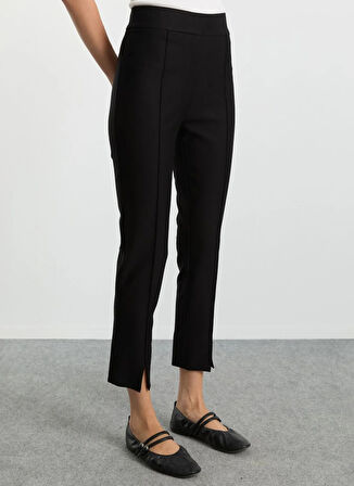 Selen Normal Bel Standart Siyah Kadın Pantolon 25KSL5505