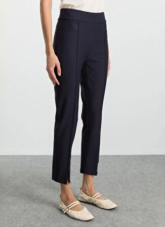 Selen Normal Bel Standart Lacivert Kadın Pantolon 25KSL5505