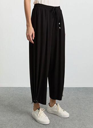 Selen Normal Bel Standart Siyah Kadın Pantolon 25KSL5506