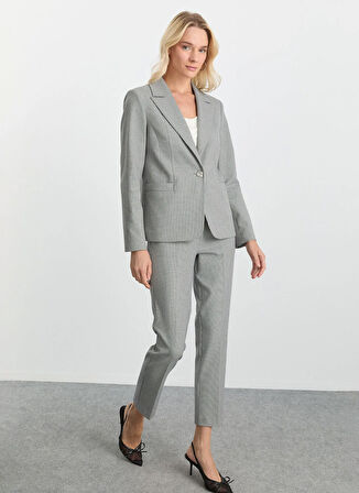 Selen Normal Bel Standart Antrasit Kadın Pantolon 25KSL5493