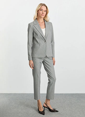 Selen Normal Bel Standart Antrasit Kadın Pantolon 25KSL5493