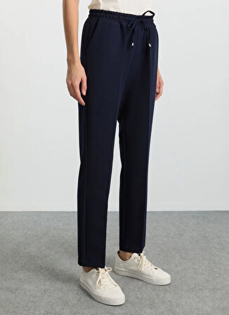 Selen Normal Bel Standart Lacivert Kadın Pantolon 25KSL5504