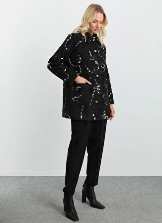 Selen Siyah Kadın Kaban 25KSL9560