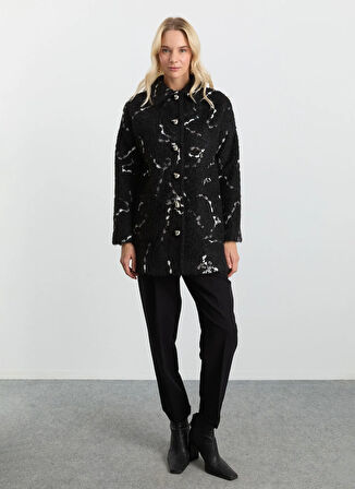 Selen Siyah Kadın Kaban 25KSL9560