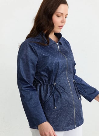 İndigo Kadın %100 Pamuk Ceket 26YSL1581