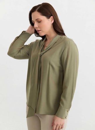 Selen Haki Kadın Bluz 26YSL8375