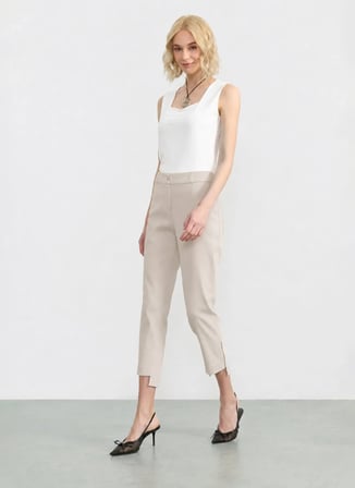 Selen Bej Kadın Pantolon 26YSL5574