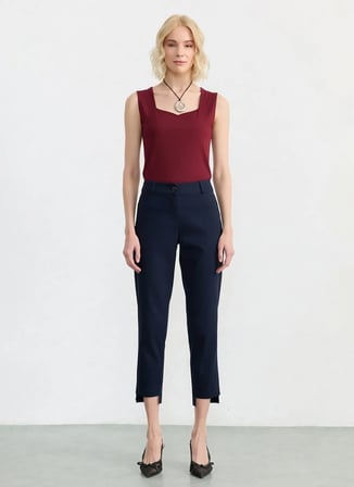 Selen Lacivert Kadın Pantolon 26YSL5574
