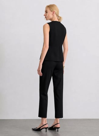 Selen Siyah Kadın Pantolon 26YSL5601