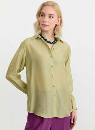 Selen Yeşil Kadın Bluz 26YSL8435