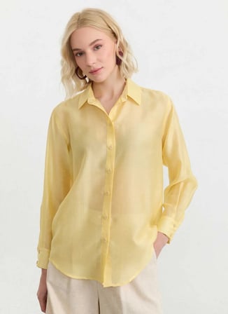 Selen Sarı Kadın Bluz 26YSL8435