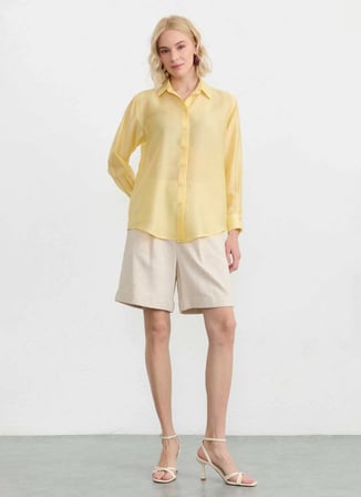 Selen Sarı Kadın Bluz 26YSL8435