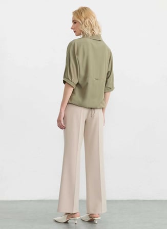 Selen Haki Kadın Bluz 26YSL8436