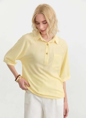 Selen Sarı Kadın Bluz 26YSL8436