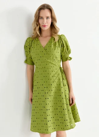 Selen Yeşil Kadın Elbise 26YSL7800