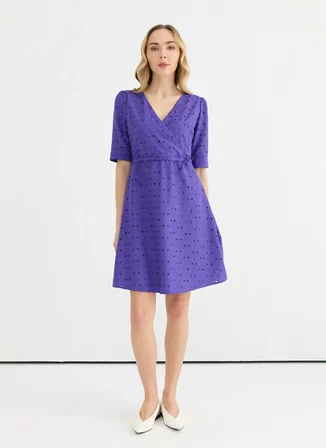 Selen Mor Kadın Elbise 26YSL7803