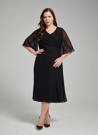 Selen Siyah Kadın Elbise 26YSL7806