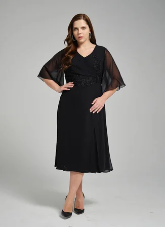 Selen Siyah Kadın Elbise 26YSL7806