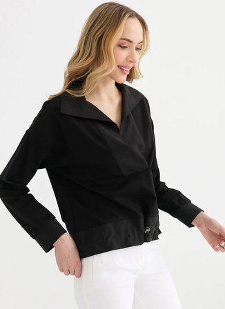 Selen Siyah Kadın Bluz 26YSL8395
