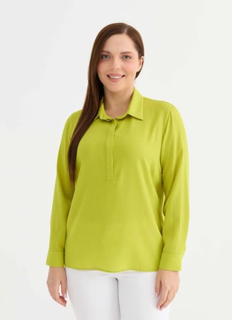 Selen Yeşil Kadın Bluz 26YSL8419