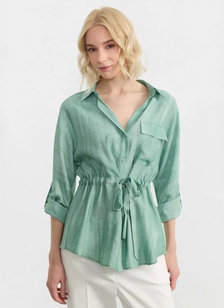 Selen Yeşil Kadın Bluz 26YSL8451