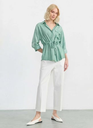 Selen Yeşil Kadın Bluz 26YSL8451