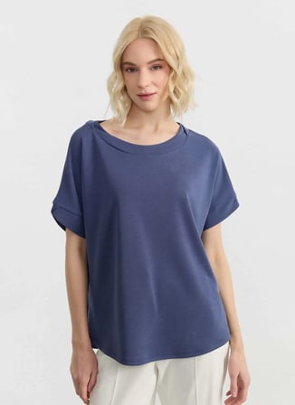Selen Lacivert Kadın Bluz 26YSL8459